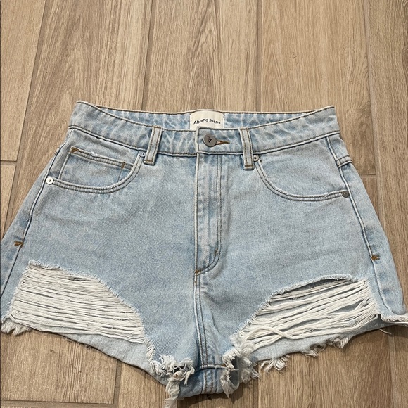 Abrand Pants - Abrand Jeans Venice A High Relaxed distressed cut off jean Short Sz 27